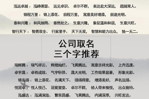 运用古文智慧，如何起一个响亮的公司名字