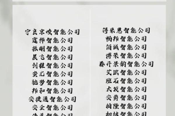 最受欢迎的科技公司名字解析