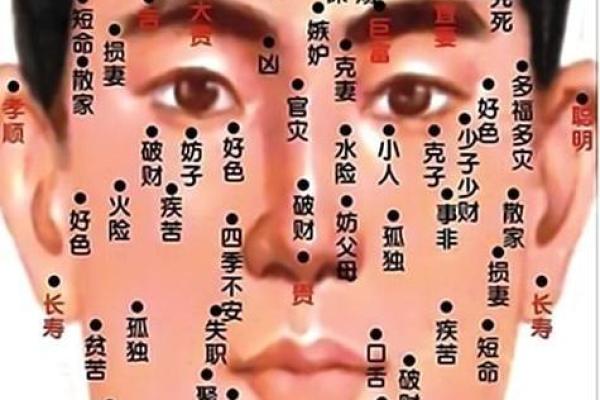 痣相图解：揭秘面部痣相，助你洞察人生运势