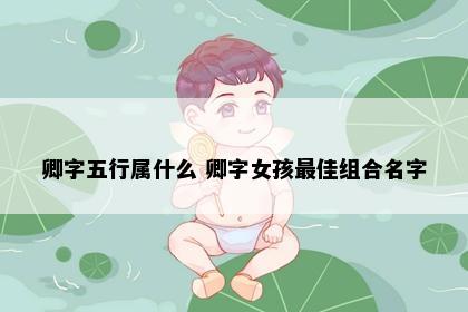 卿字五行属什么 卿字女孩最佳组合名字