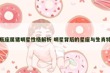 水瓶座属猪明星性格解析 明星背后的星座与生肖特点