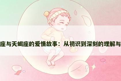 天秤座与天蝎座的爱情故事：从初识到深刻的理解与包容