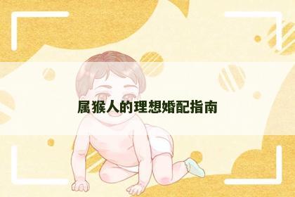 属猴人的理想婚配指南