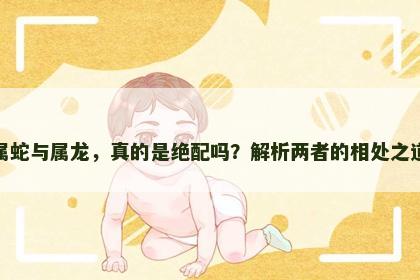 属蛇与属龙，真的是绝配吗？解析两者的相处之道