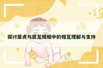 探讨属虎与属龙婚姻中的相互理解与支持