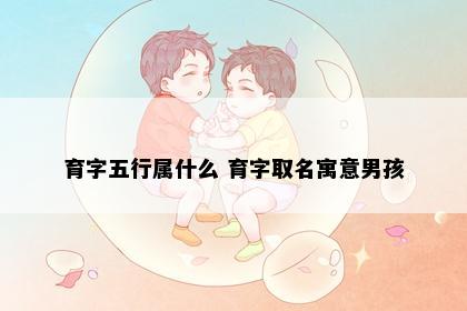 育字五行属什么 育字取名寓意男孩