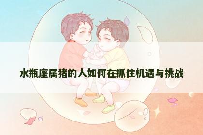 水瓶座属猪的人如何在抓住机遇与挑战
