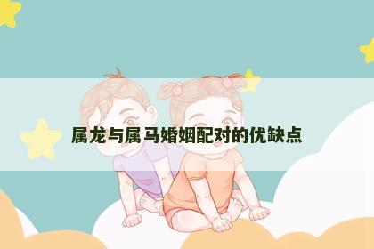 属龙与属马婚姻配对的优缺点