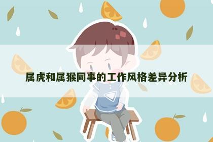 属虎和属猴同事的工作风格差异分析