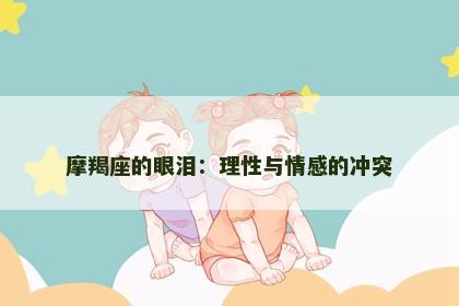 摩羯座的眼泪：理性与情感的冲突