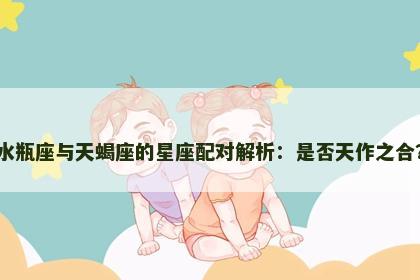 水瓶座与天蝎座的星座配对解析：是否天作之合？