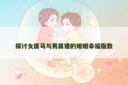 探讨女属马与男属猪的婚姻幸福指数