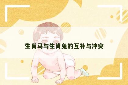 生肖马与生肖兔的互补与冲突