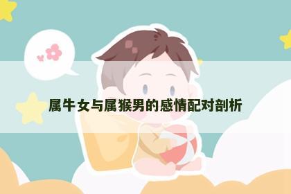 属牛女与属猴男的感情配对剖析