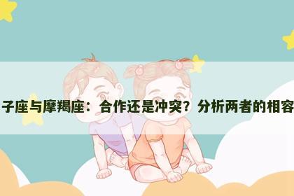 狮子座与摩羯座：合作还是冲突？分析两者的相容性