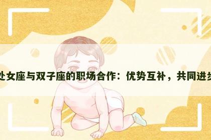 处女座与双子座的职场合作：优势互补，共同进步