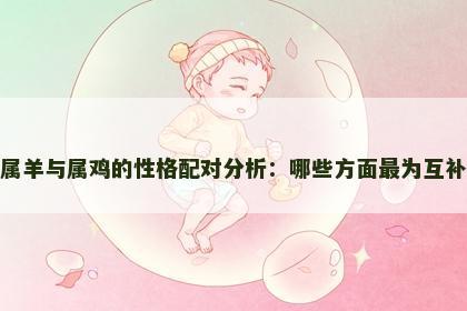 属羊与属鸡的性格配对分析：哪些方面最为互补