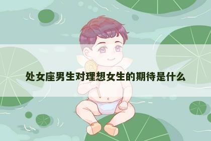 处女座男生对理想女生的期待是什么