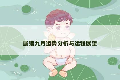 属猪九月运势分析与运程展望