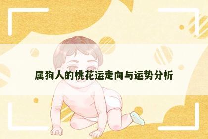属狗人的桃花运走向与运势分析