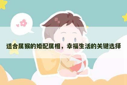 适合属猴的婚配属相，幸福生活的关键选择
