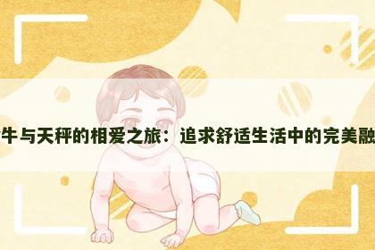 金牛与天秤的相爱之旅：追求舒适生活中的完美融合