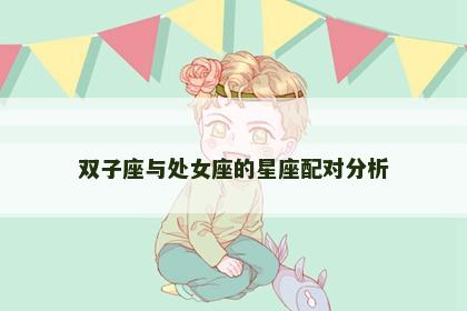 双子座与处女座的星座配对分析
