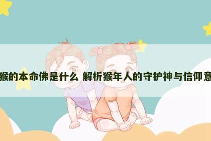 属猴的本命佛是什么 解析猴年人的守护神与信仰意义