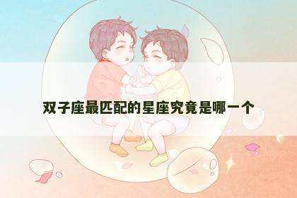 双子座最匹配的星座究竟是哪一个