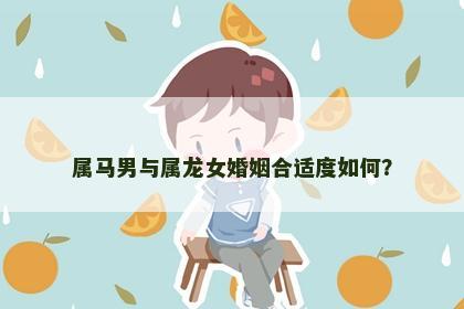 属马男与属龙女婚姻合适度如何？