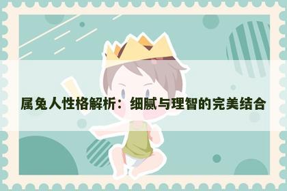 属兔人性格解析：细腻与理智的完美结合