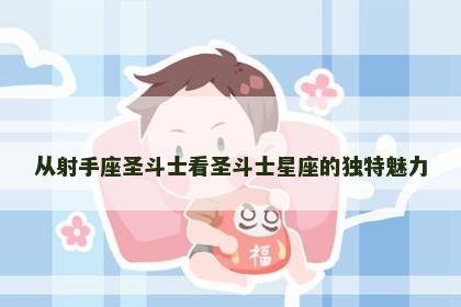 从射手座圣斗士看圣斗士星座的独特魅力