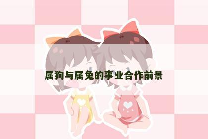 属狗与属兔的事业合作前景