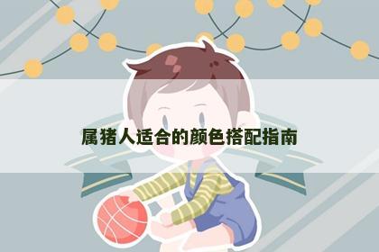 属猪人适合的颜色搭配指南