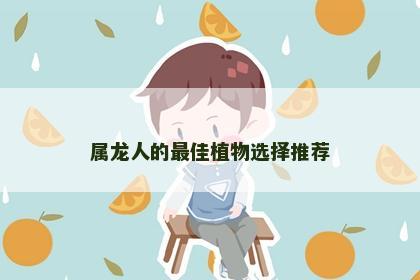 属龙人的最佳植物选择推荐