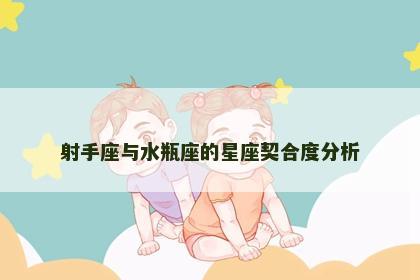 射手座与水瓶座的星座契合度分析