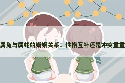 属兔与属蛇的婚姻关系：性格互补还是冲突重重