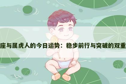 摩羯座与属虎人的今日运势：稳步前行与突破的双重考验