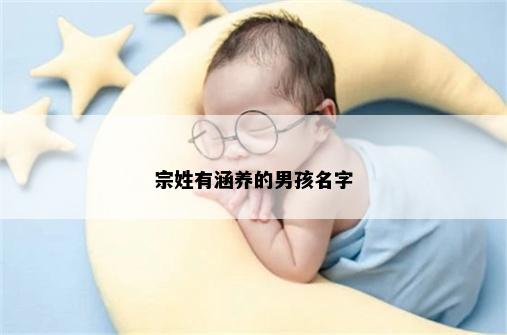 宗姓有涵养的男孩名字