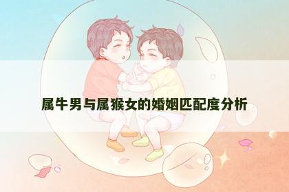 属牛男与属猴女的婚姻匹配度分析